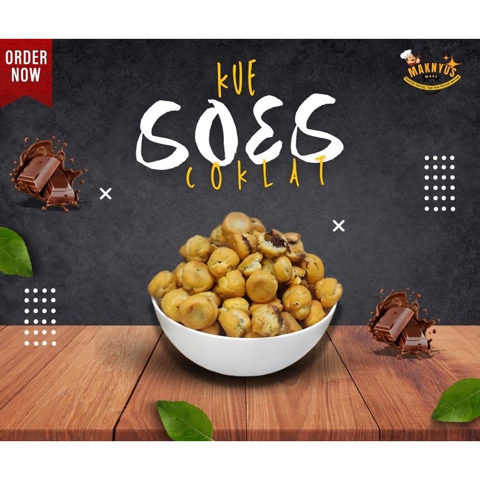 

Camilan Snack Soes Kering Isi Coklat Manis Crunchy & Renyah Snack Viral 100g - 1kg