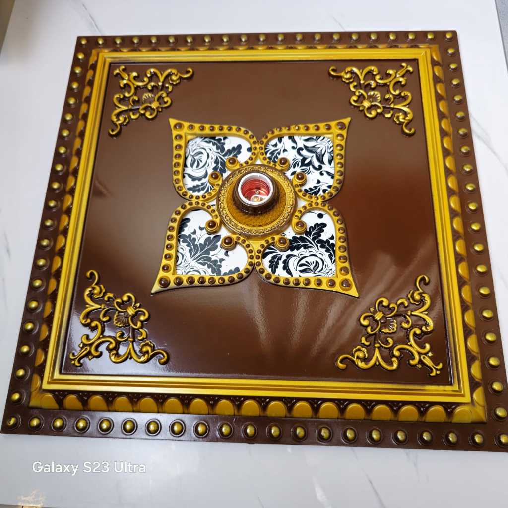 Fitting Hias Plafon Ornamen 45cm-Fitting Besar-Fitting Lampu Besar 45cm -Fitting Hias Plafon