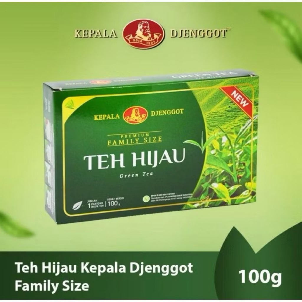 

TEH HIJAU KEPALA DENGGOT FAMILY SIZE 100GR
