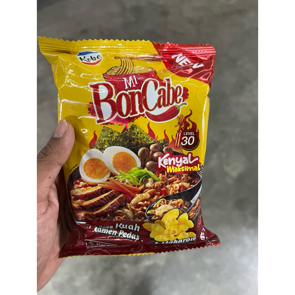 

mie BONCABE rasa kuah ramen pedas lv30