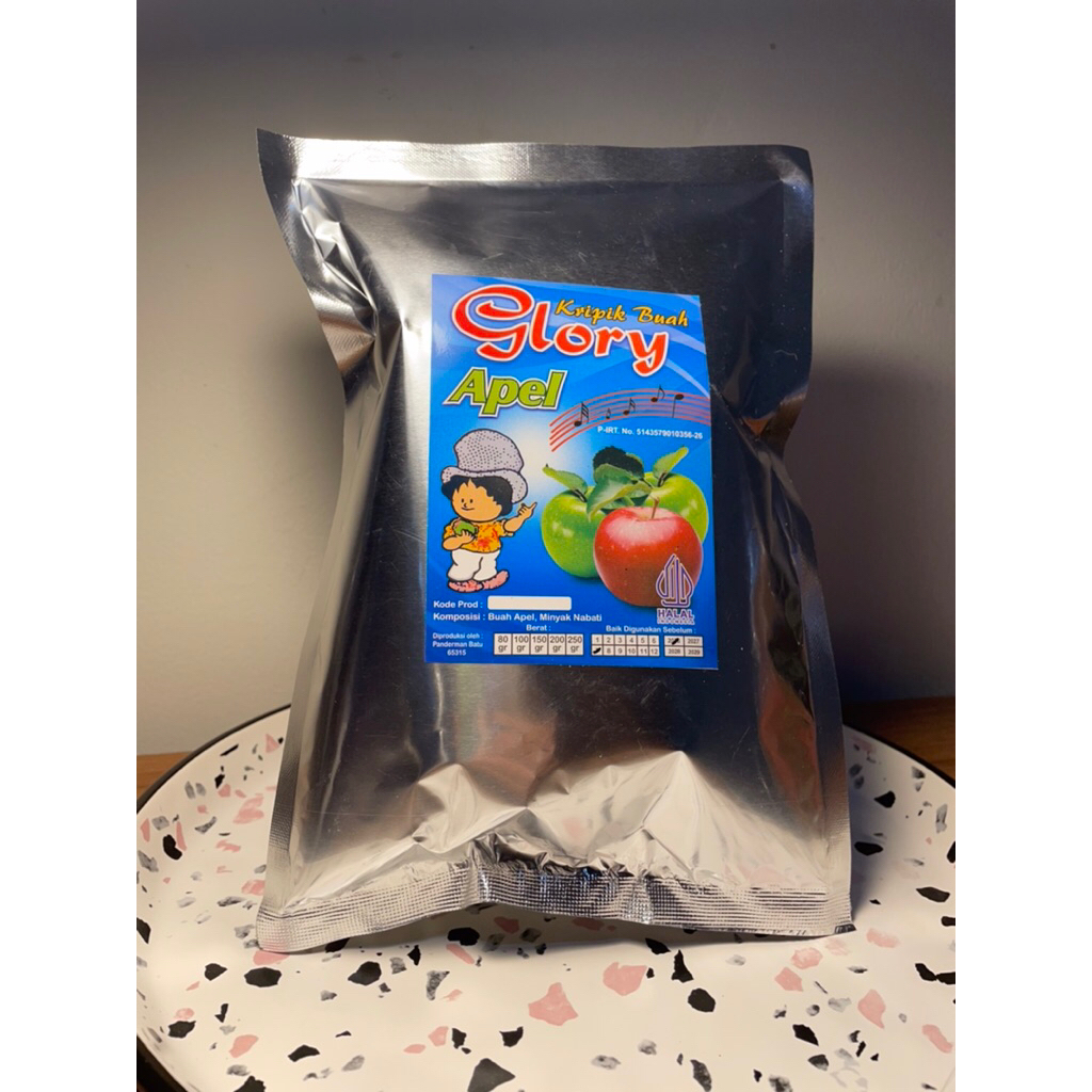 

Keripik Buah Apel Glory 80gr Kripik Buah Kering