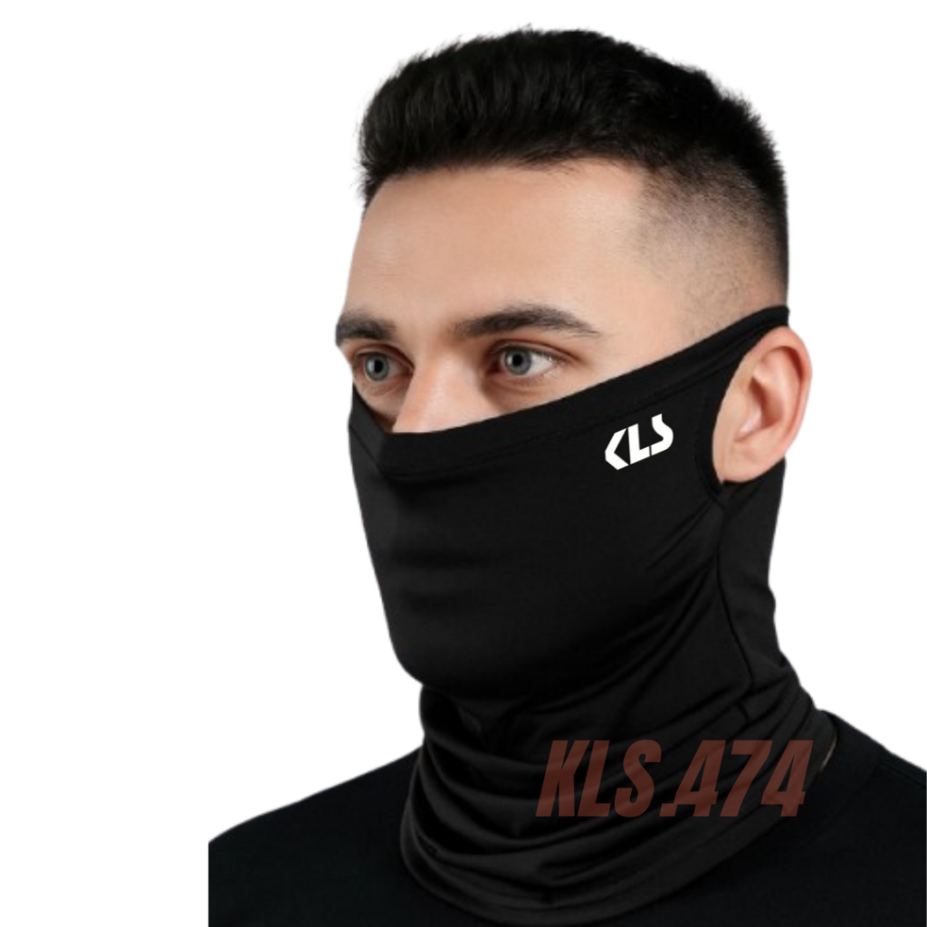 BUFF MASKER MOTOR EARLOOP BAHAN SPANDEX, BAP TREGOS NINJA SPORTY, MASKER WAJAH