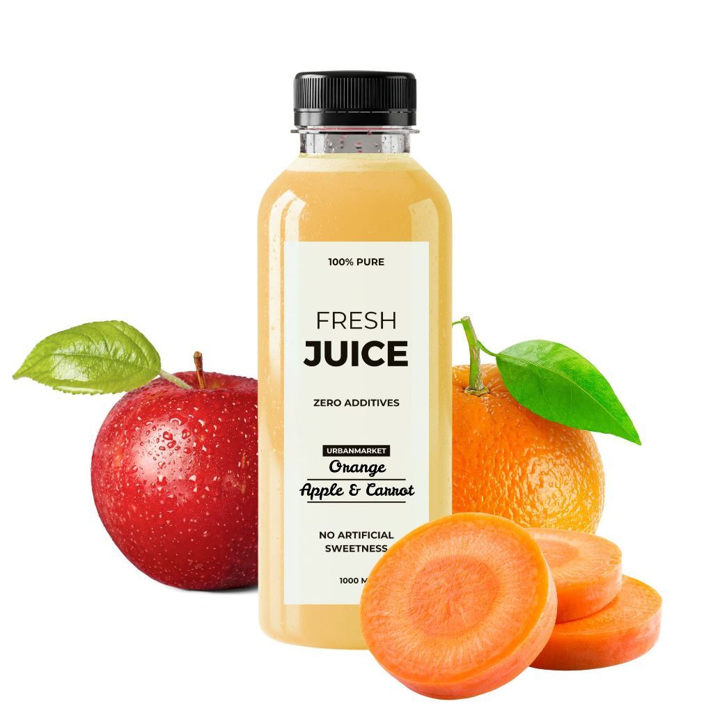 

Jus Apel Jeruk Wortel Segar Cold Pressed – 100% Buah Asli, Murni Tanpa Gula Tambahan