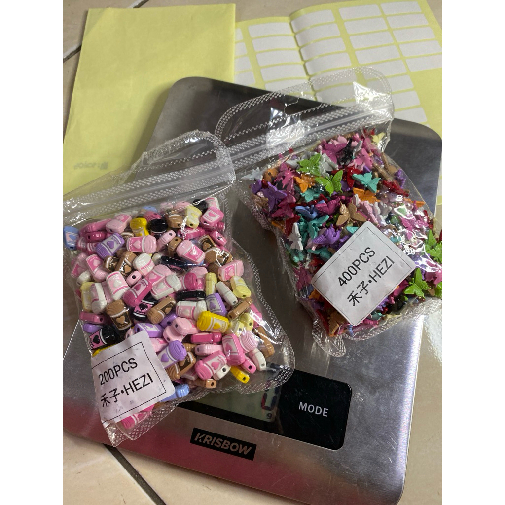 MANIK BESI METAL MANIK METAL BEADS KLIP BESAR