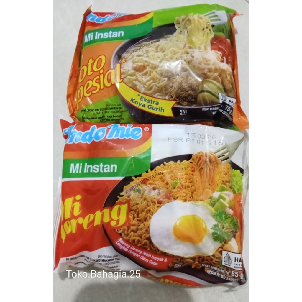 

INDOMIE GORENG/INDOMIE SOTO SPESIAL