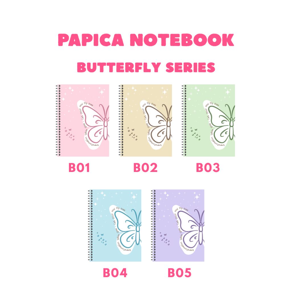 

Papica Notebook A5 – Butterfly Series