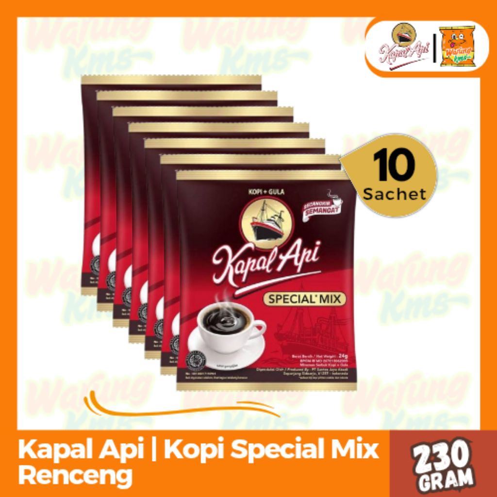 

Kapal Api Special Mix RENCENG Kopi Instan @230g