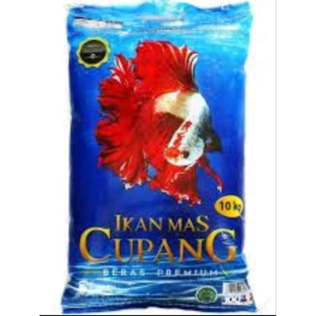 medan, beras premium cap ikan mas cupang @10kg
