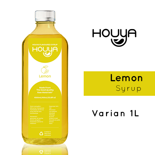 

Houya Lemon Syrup 1Liter - Sirup Rasa Lemon