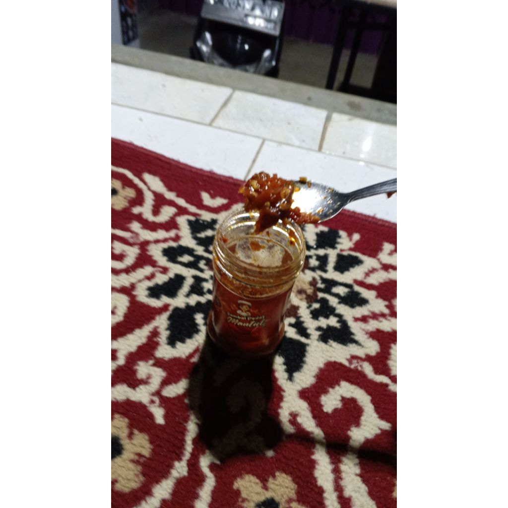 

sambal varian rasa dengan toples mantul