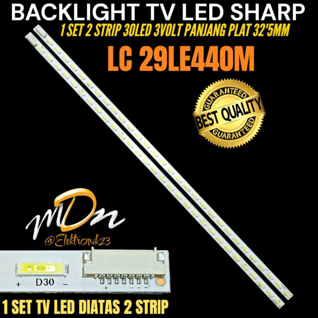 BACKLIGHT TV LED SHARP 29 INCH LC-29LE440M BACKLIGHT TV LED SHARP 29 INCH