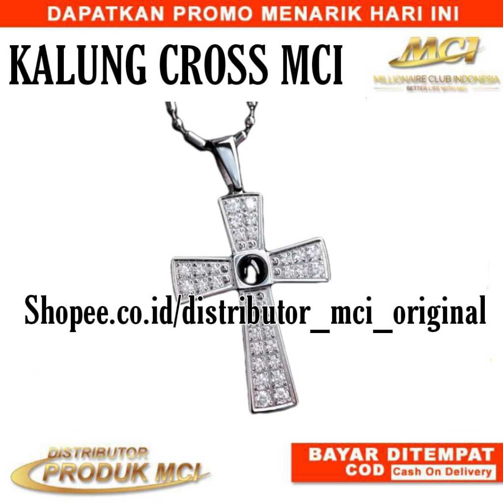 KALUNG CROSS MCI _ KALUNG KESEHATAN CROSS KALUNG SALIB MCI KALUNG PENDANT SALIB KALUNG MCI ORIGINAL
