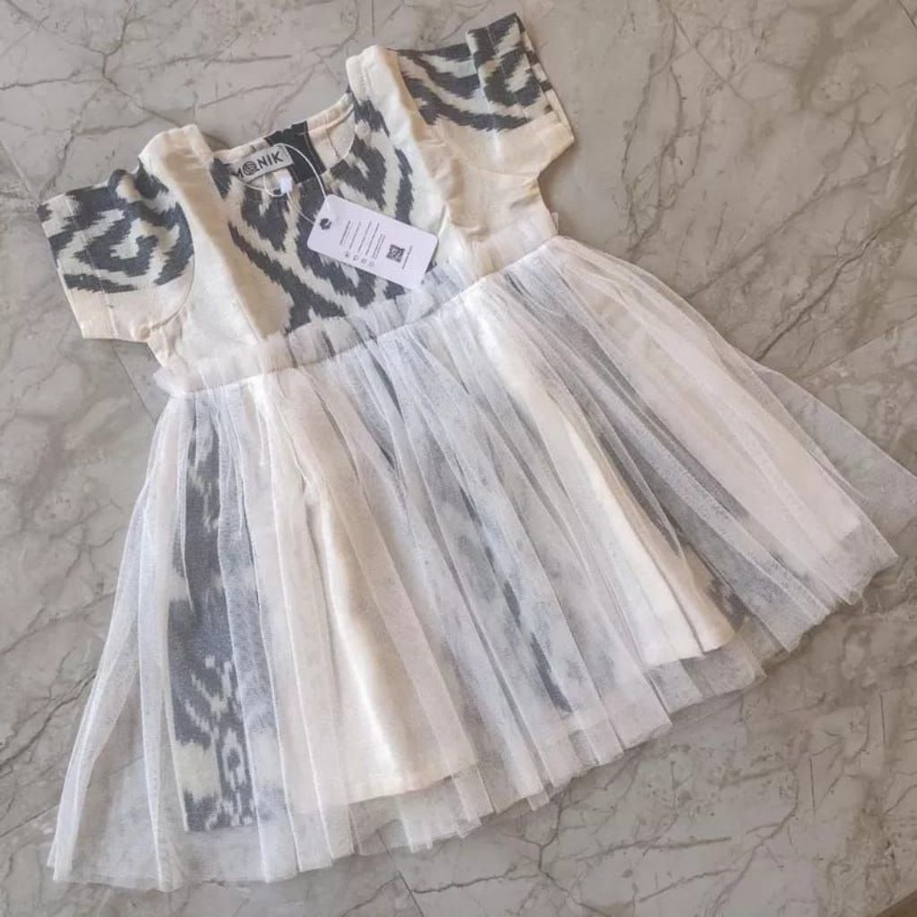 Readystock BAJU TENUN ANAK PEREMPUAN KEKINIAN