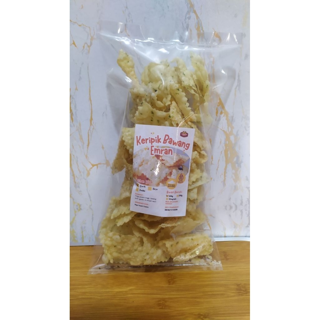 

TERLARIS-Keripik Bawang Raja Snack Ciamis 250g