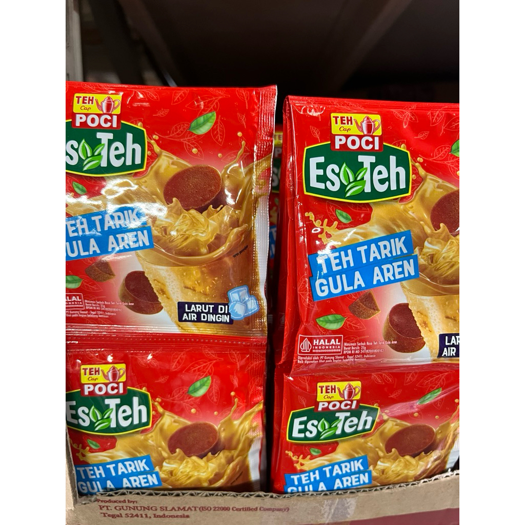 

es teh tarik gula aren TEH POCI (1 renteng=10pcs)