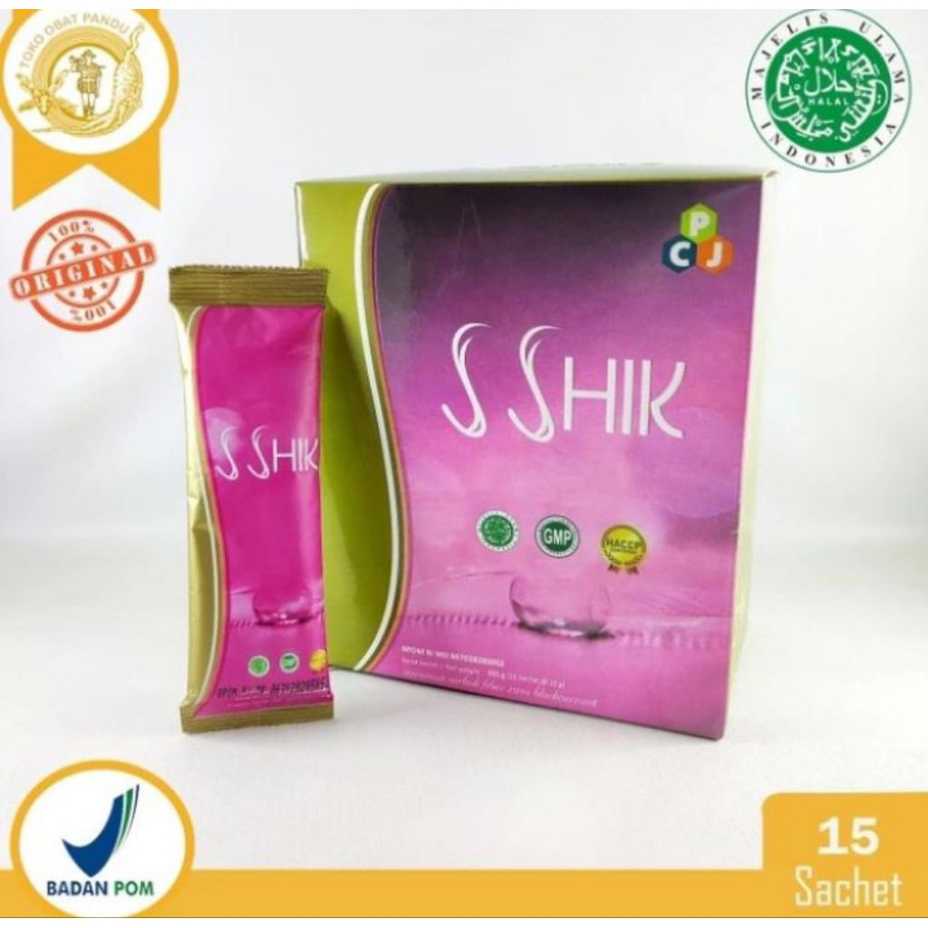 SSHIK FIBER / SERAT FIBER/ PELANGSING/ DETOX/ isi 15 sachet promo