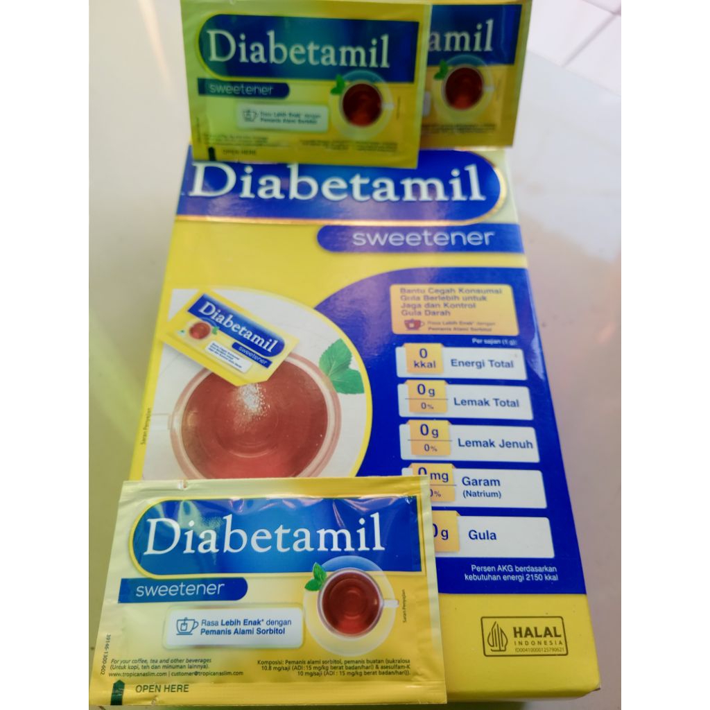 

Diabetamil Sweetener Per Sachet