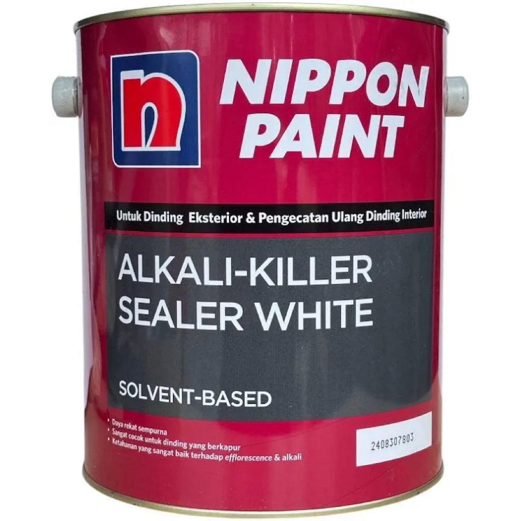 CAT DASAR NIPPON PAINT ALKALI KILLER SEALER WHITE SOLVENT BASE 2,5 LITER