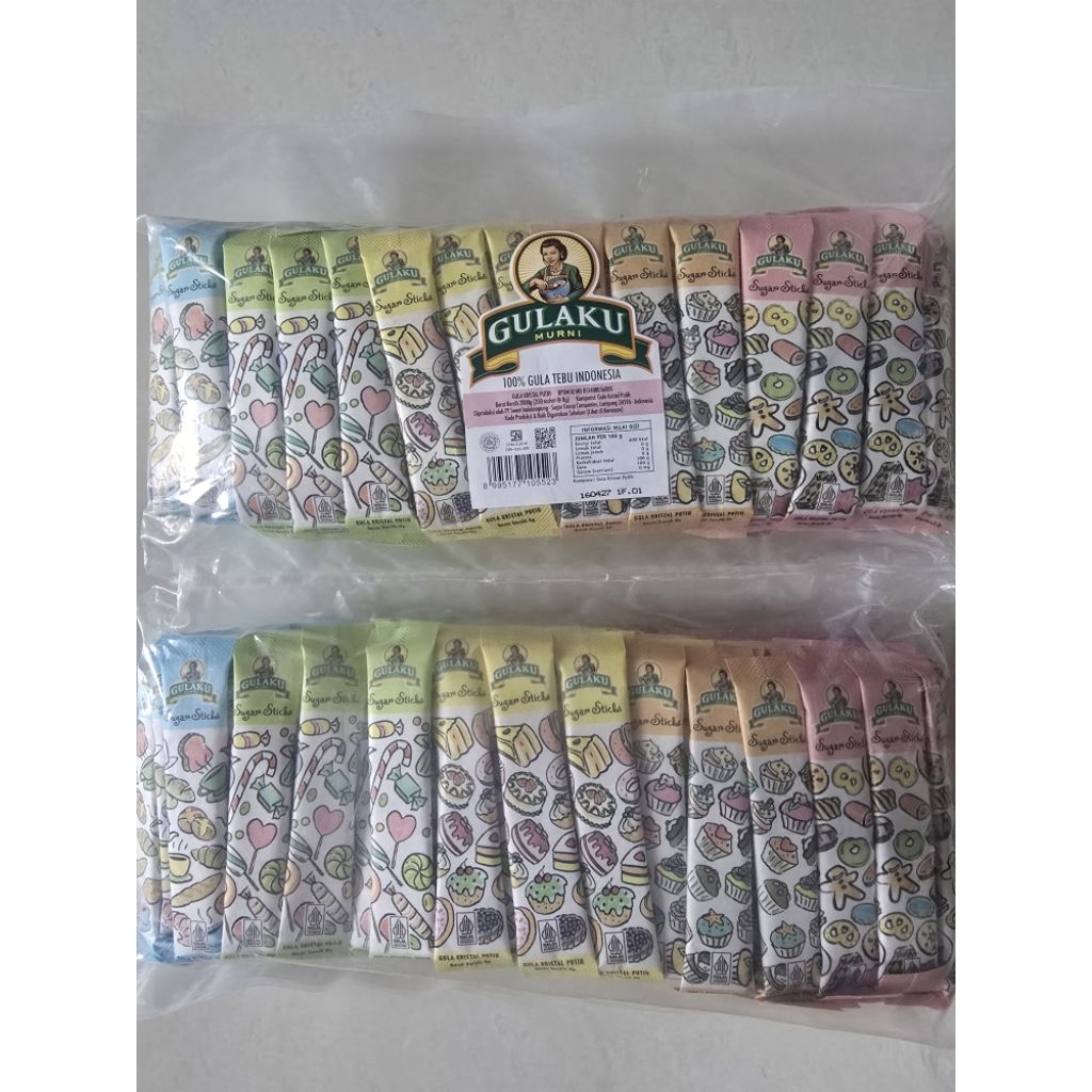 

gulaku sachet 8gr 125pcs .