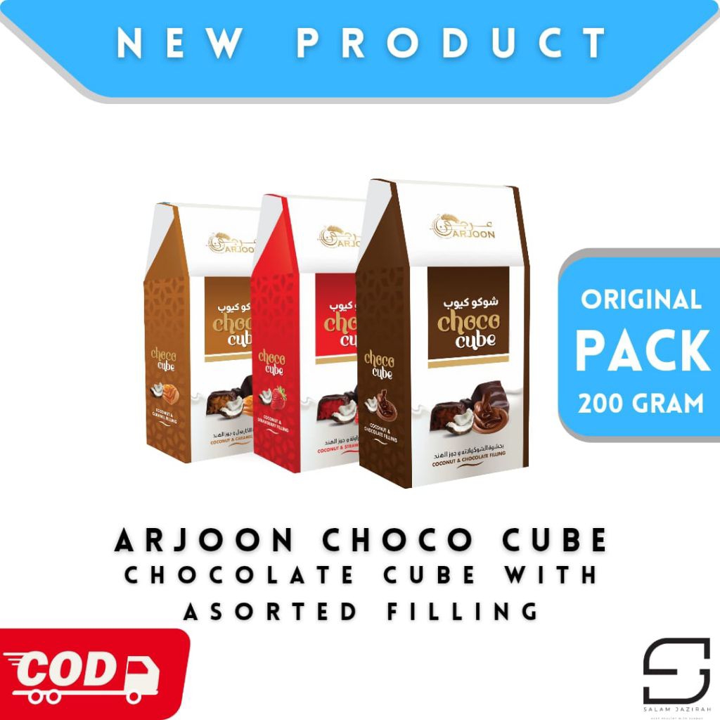

Arjoon Choco Cube || Coklat Kelapa || Original || Coklat Premium || Oleh2haji || Best Seller || Coklat Kelapa Aneka Rasa