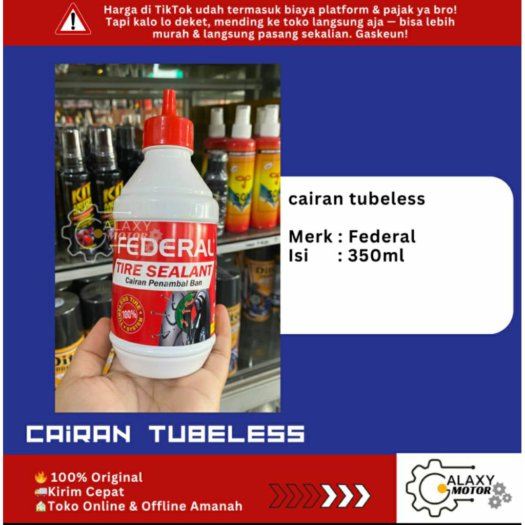 CAIRAN TUBELESS CAIRAN BAN TUBELESS TERLENGKAP