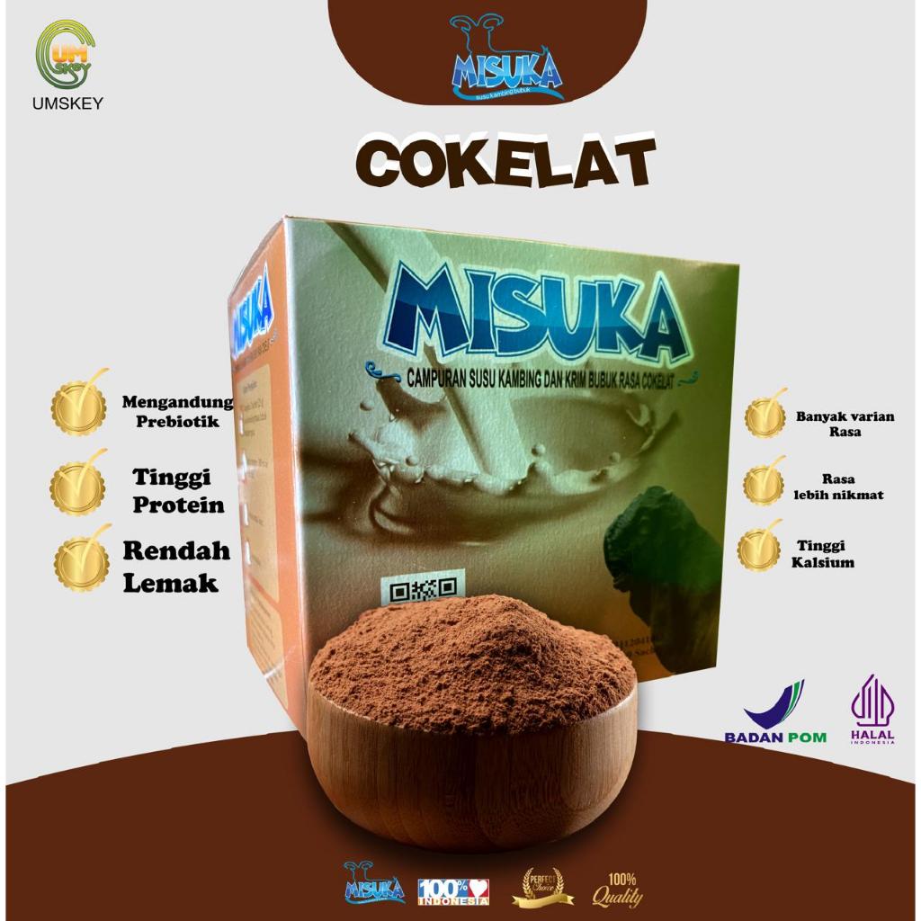

Susu Kambing Bubuk MISUKA COKELAT