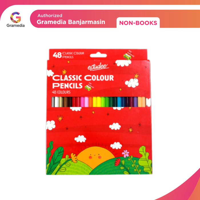 

Gramedia Banjarmasin - Pensil Warna Estudee Classic Color Pencil Isi 48