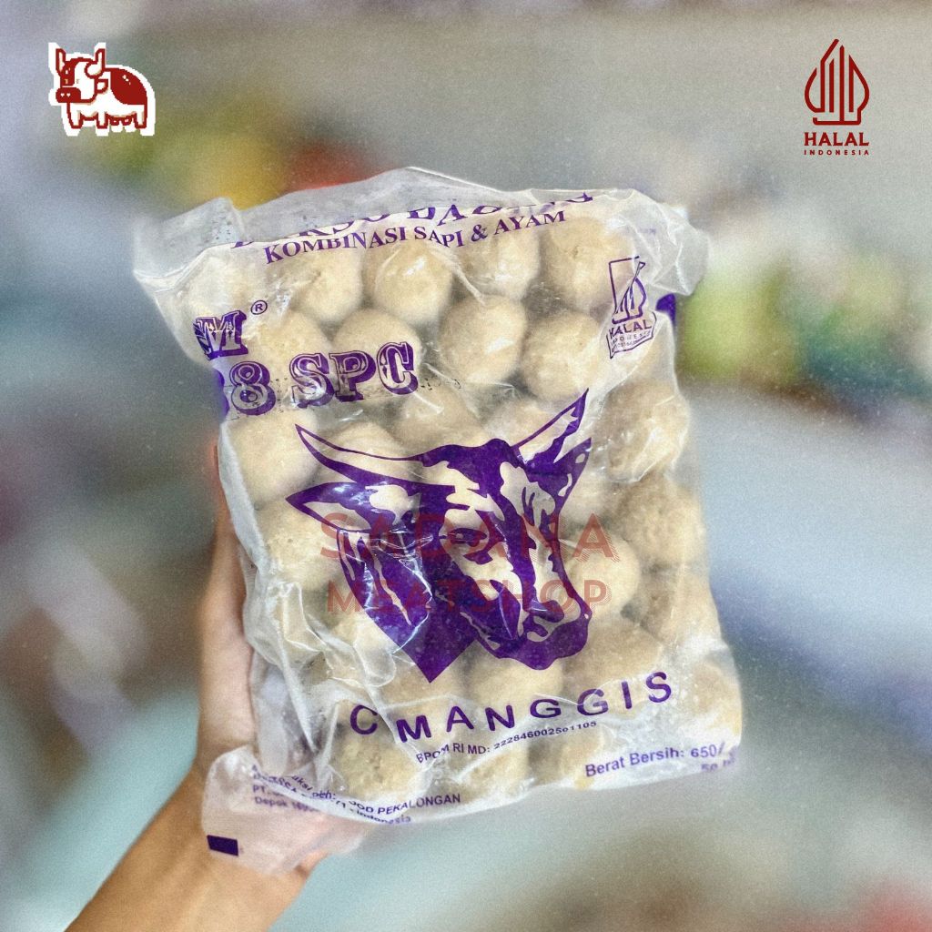 

CIMANGGIS Bakso CM168 Isi 50 – Bakso Kombinasi Sapi & Ayam Kenyal & Gurih | Frozen Food