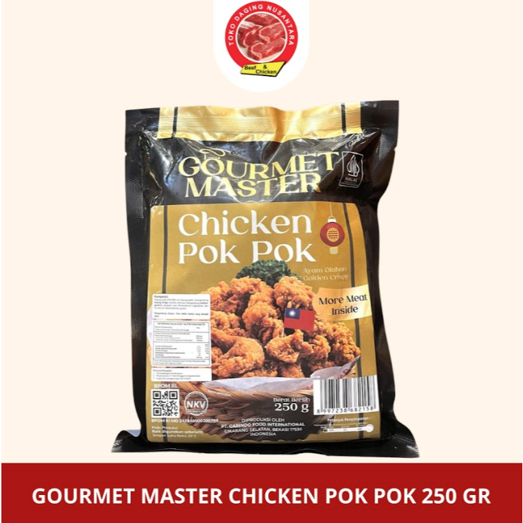 

Gourmet Master Chicken Pok Pok 250gr