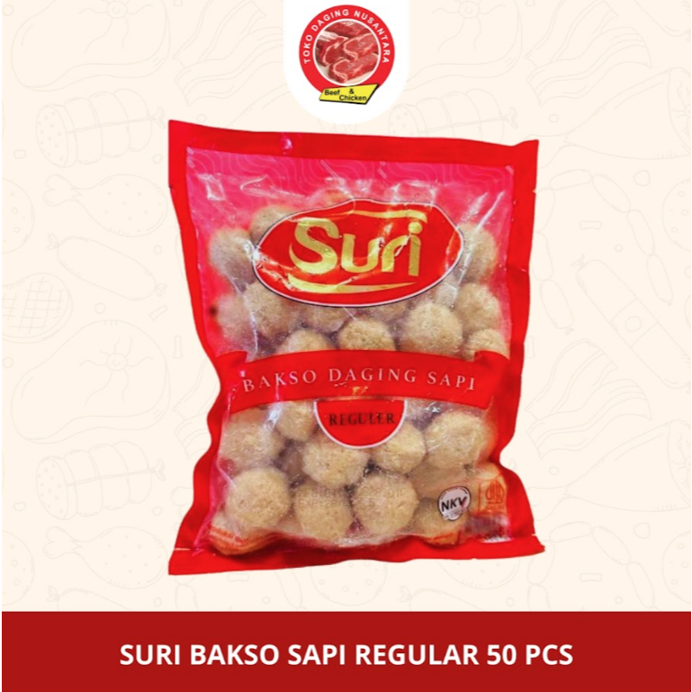 

SURI BAKSO SAPI REGULAR 50PCS