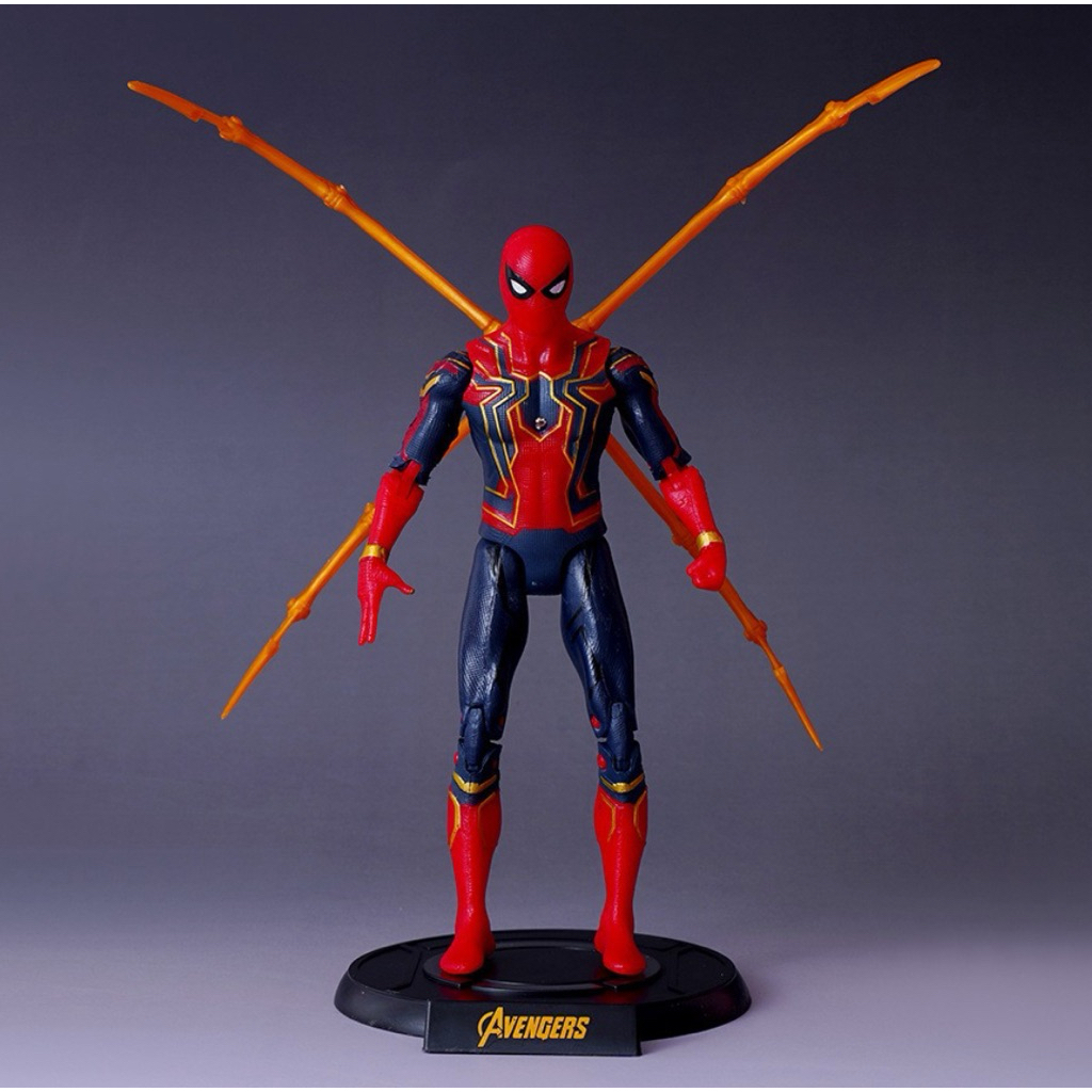 Action figure iron spiderman Venom vs Carnage - mainan anak spiderman - mainan venom vs spiderman - 