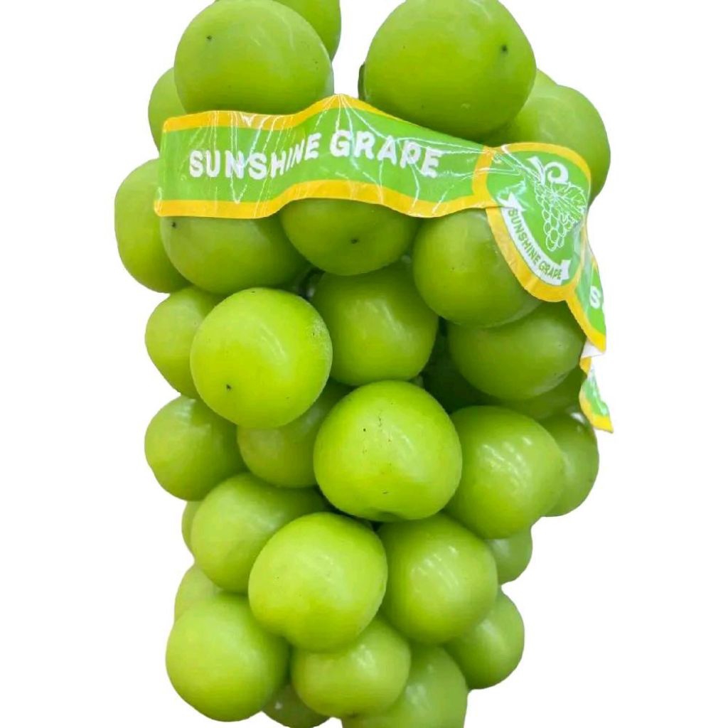 

Buah anggur shine Muscat import RRC manis super premium 1 kg