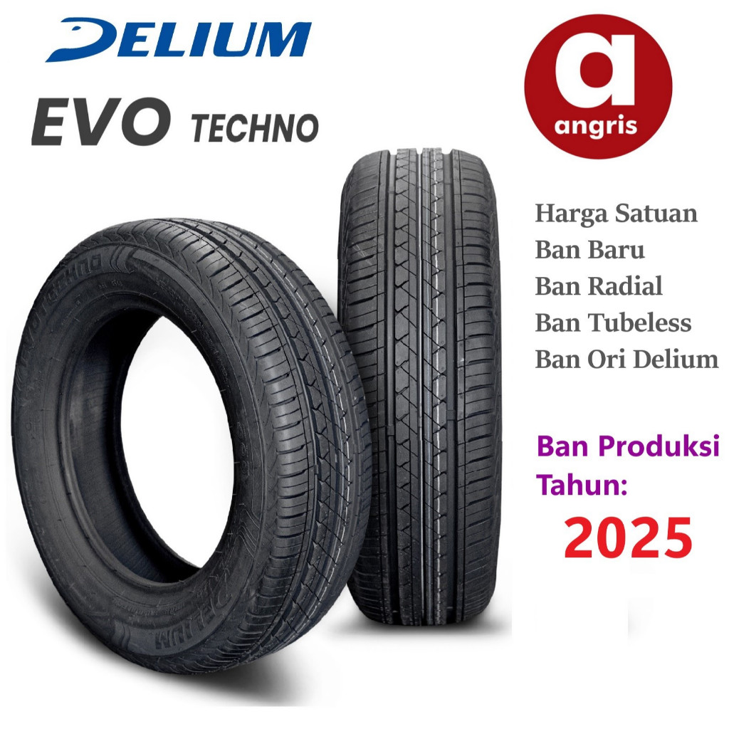 Delium EVO TECHNO 185 60 R15 Ring 15  Ban Mobil Toyota Yaris Swift Vios VW Polo
