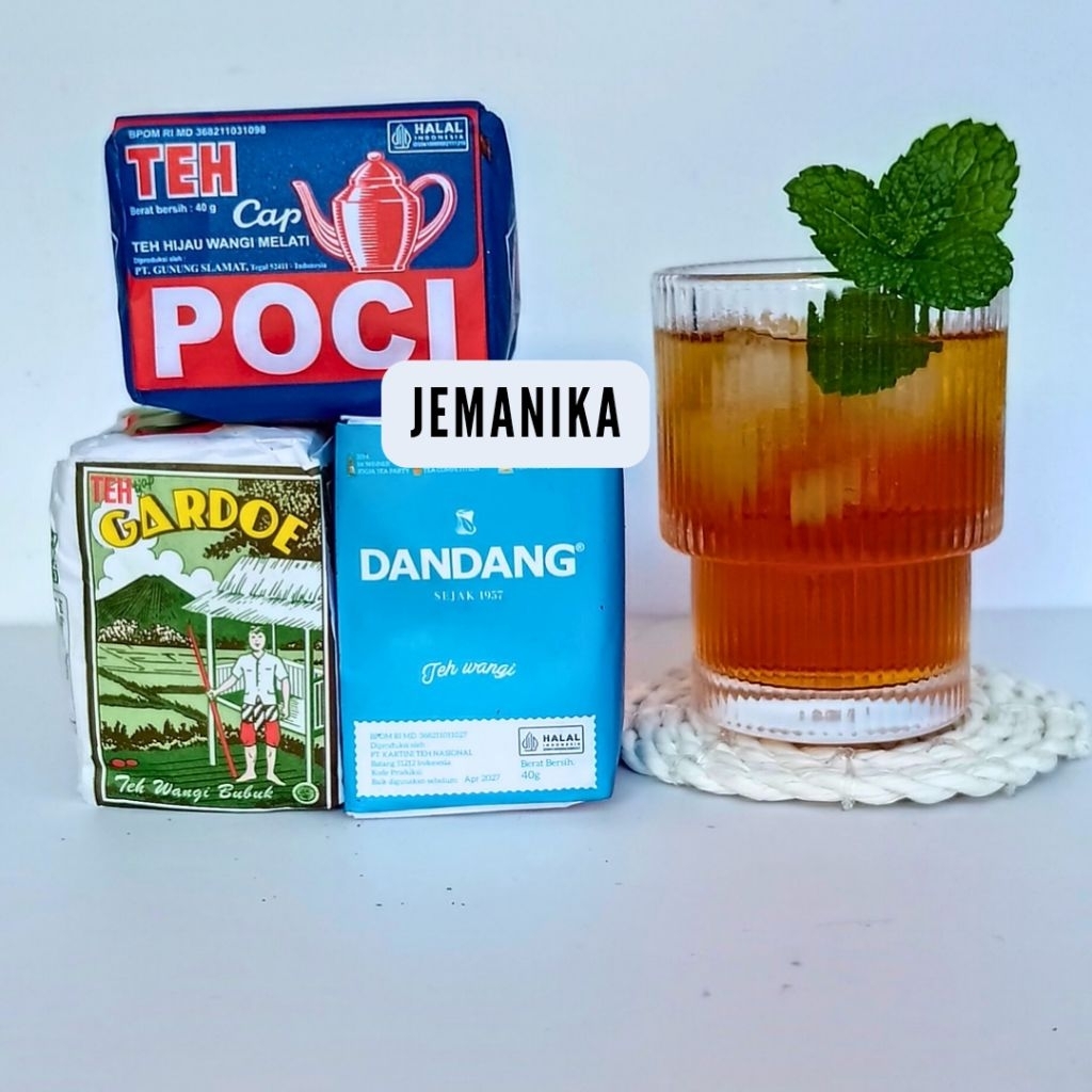 

Paket 3 Teh 3M [Poci Biru - Dandang Biru - Gardoe] Wedangan Angkringan Jogja