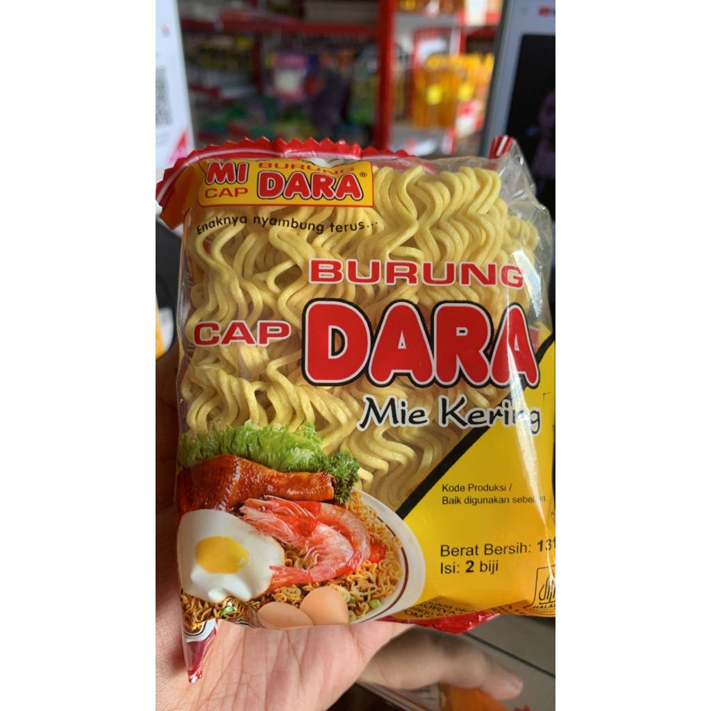

Mie Burung Dara Renteng 131g Doro Isi 2 - Delicious Instant Noodles