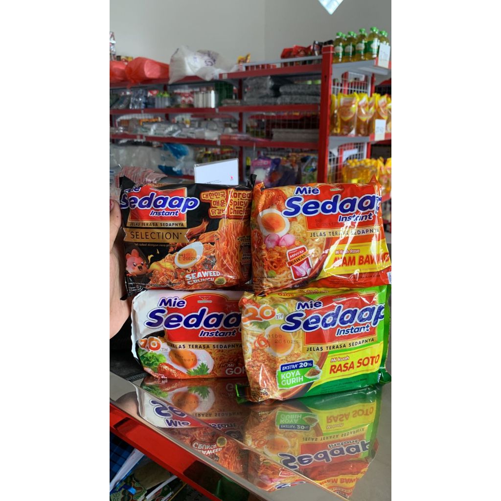 

MIE SEDAAP INSTAN GORENG & KUAH Kemasan 90g