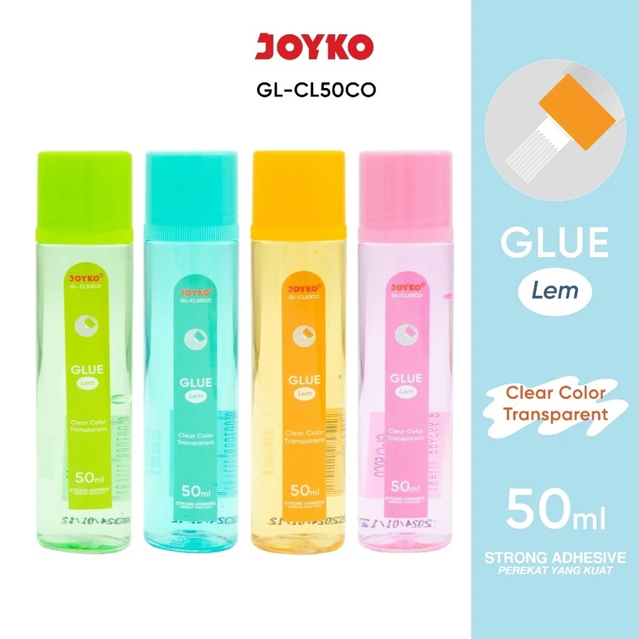 

Liquid Glue Lem Kertas Cair Joyko GL-CL50 50ml / Lem Kertas Cair