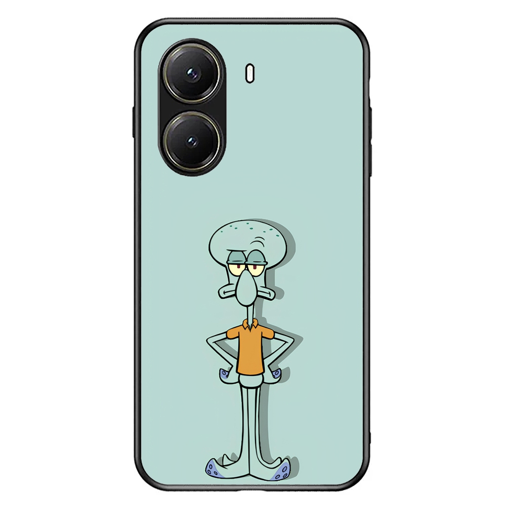 Phone Case POCO X7 X6 X5 X3 PRO GT 4G 5G TPU Rubber Softcase Squidward Spongebob