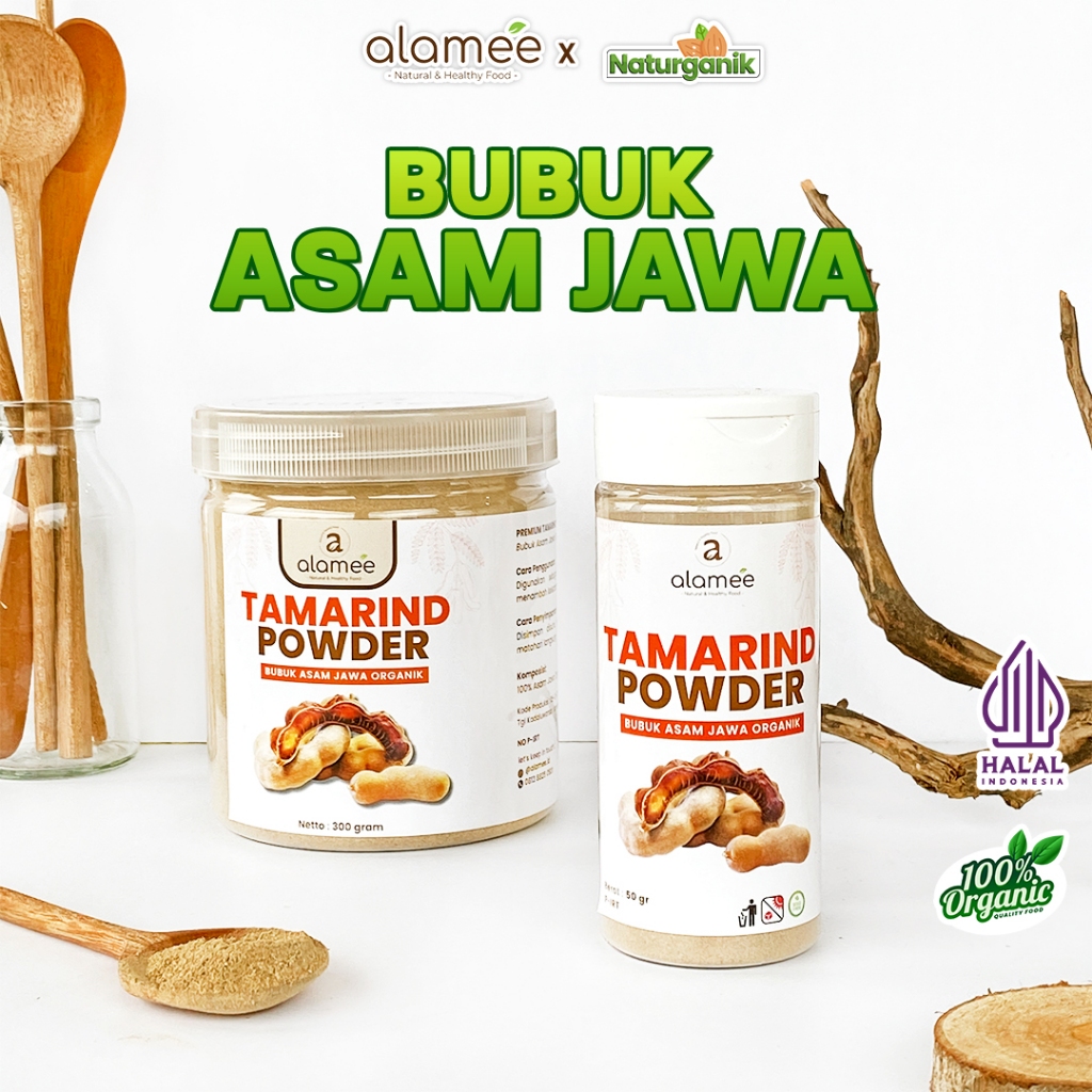 

ALAMEE Bubuk Asam Jawa Tamarind Seasoning Poweder Murni Tanpa Campuran Bumbu Dapur Naturganik
