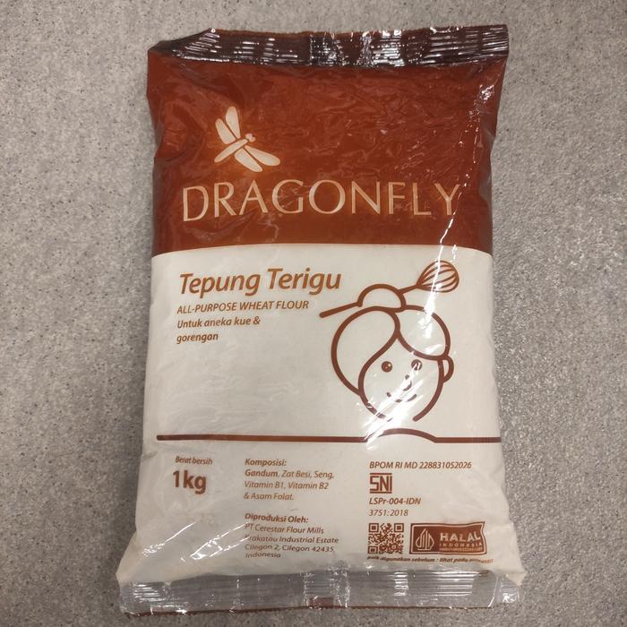 

Tepung Terigu Serbaguna Dragonfly 1 Kg