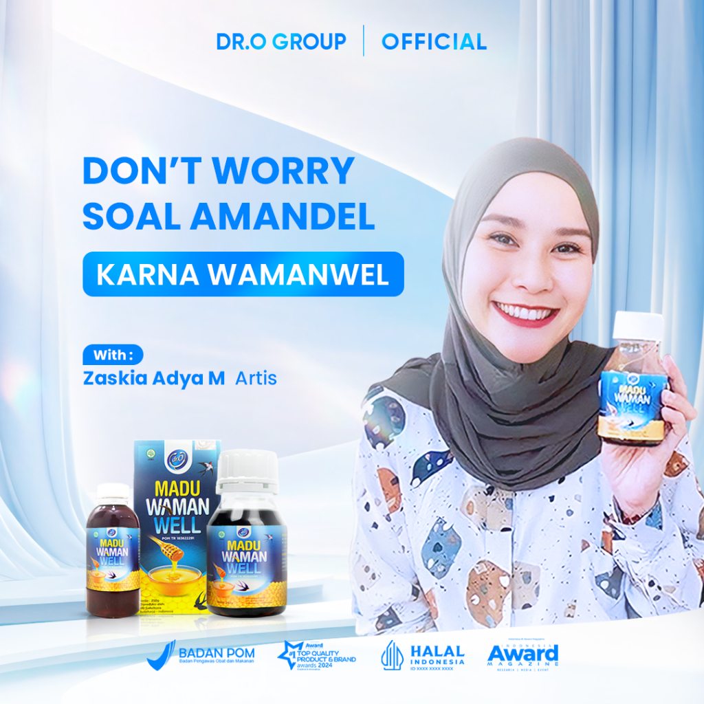 Wamanwell, Madu Herbal untuk Amandel, Amandel Hilang Tanpa Operasi