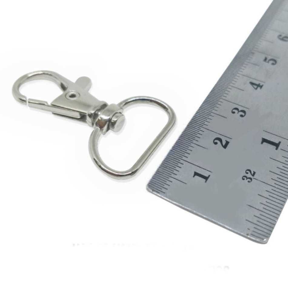 

Pengait ID Card Logam Ukuran 2cm – Kait Gantungan Lanyard - Isi 100 ± Pack