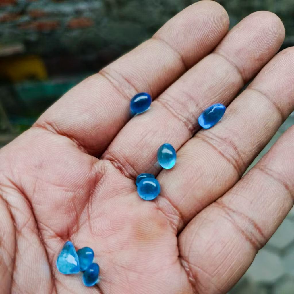 Batu Akik Kerikil Biru Laut/Cendono Biru Laut Terbaik