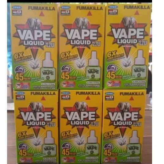 Vape Liquid Refill Wangi Fruity Fresh Pembasmi Nyamuk
