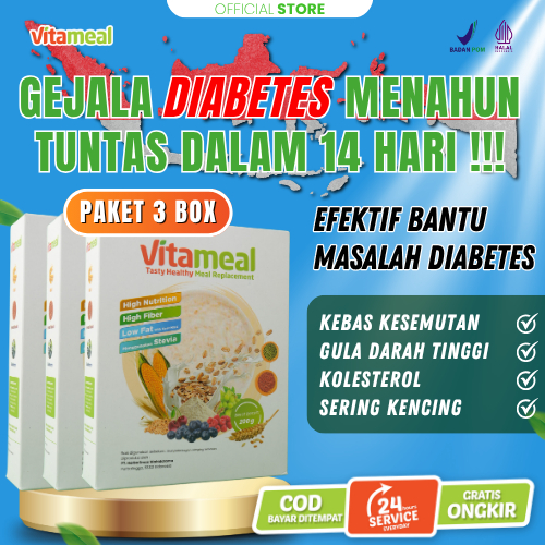 

Dijan Vitameal Paet 3 Bo Ereal Ehat Multigrain Aman Untu Derita Diabete Turunan Oleterol Aam Lambung