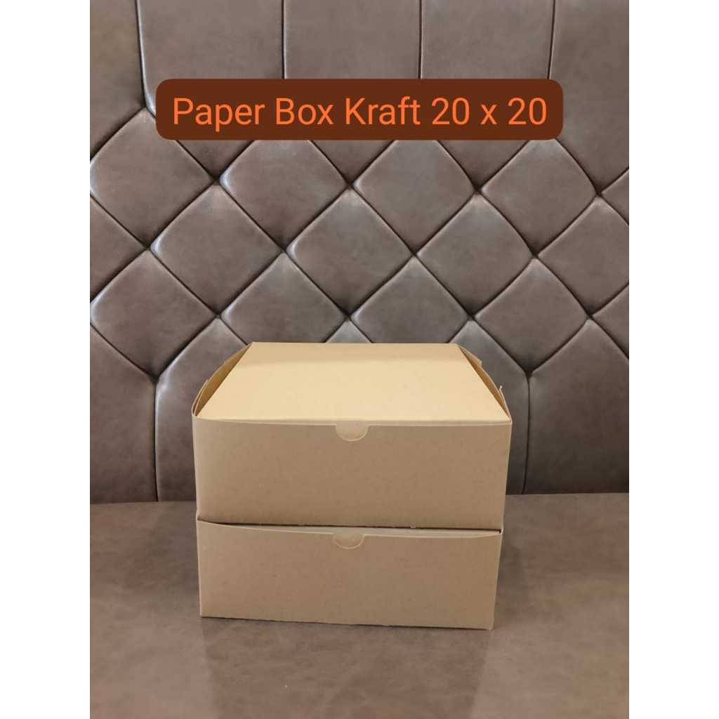

Kotak Nasi Box Catering 20 x 20 Kekinian / Catering Box / Dus Catering Tebal