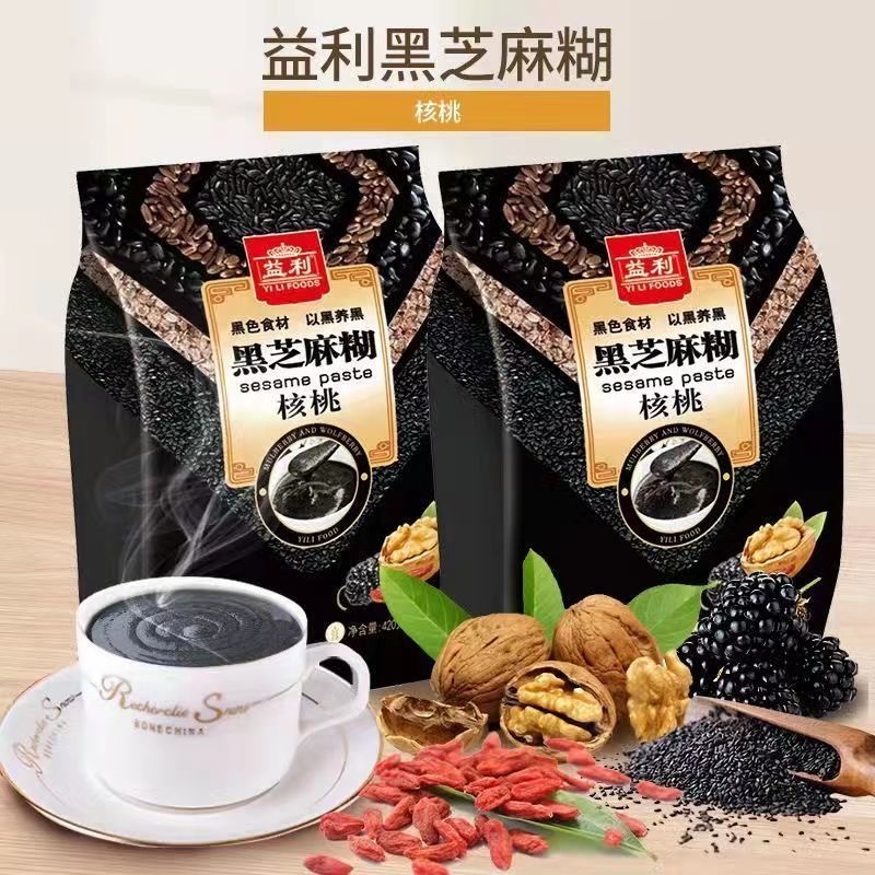 

Yili Black Sesame Paste With Walnut 420G