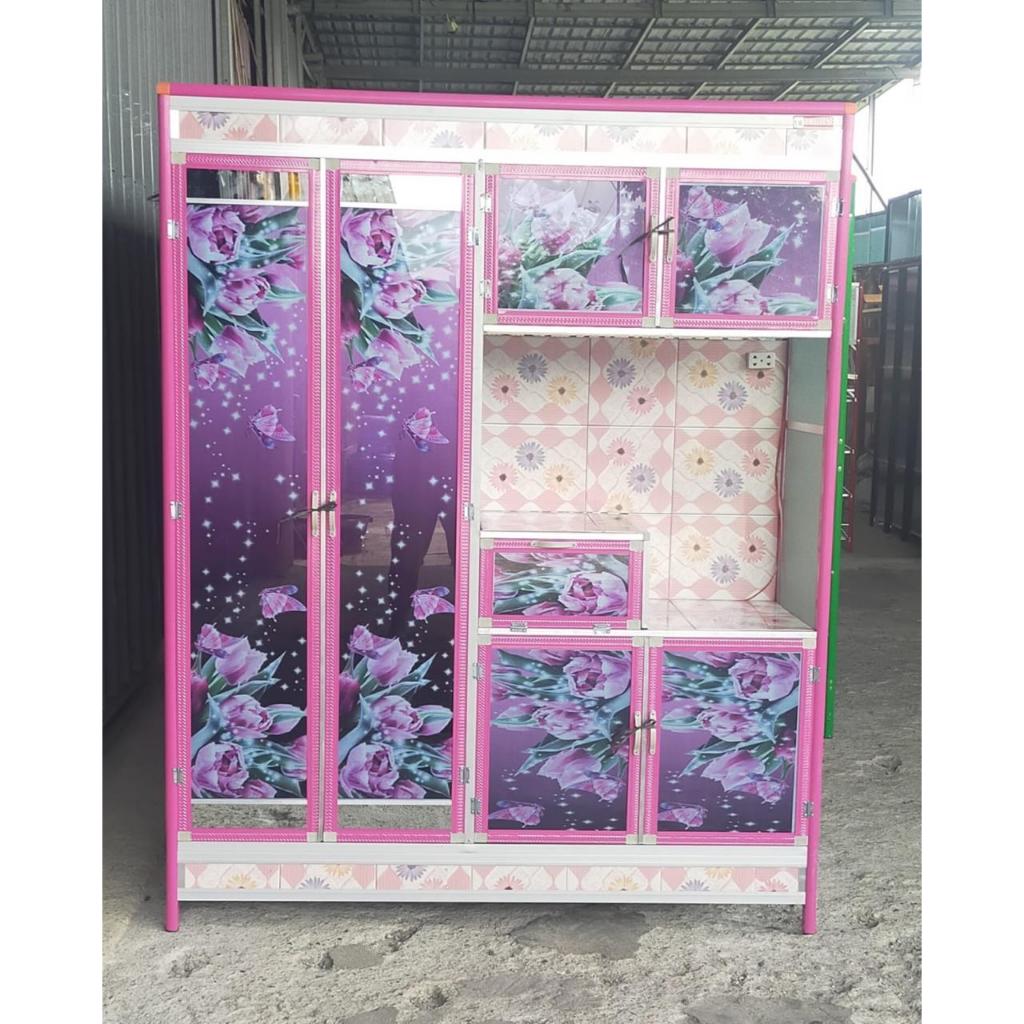 Rak Piring Kaca 4 Pintu Keramik MagicCom