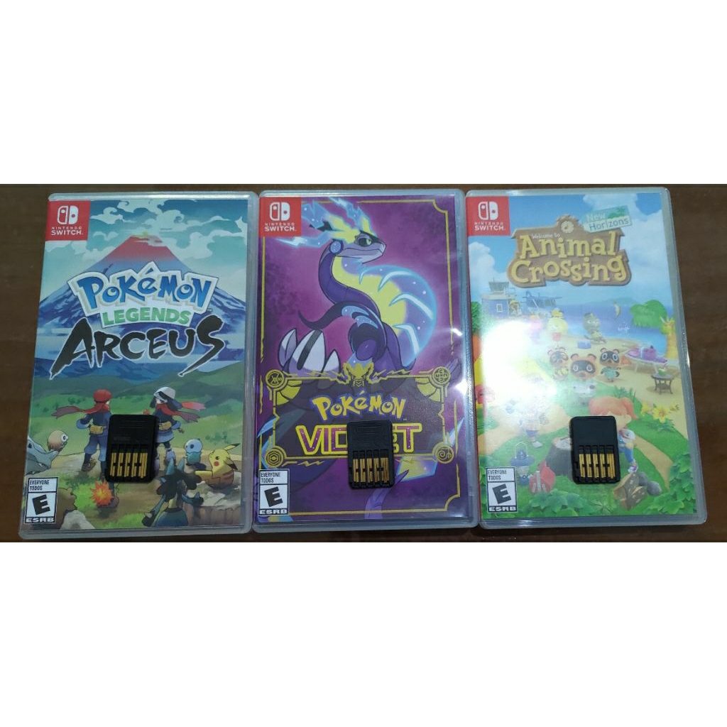 Pokemon Arceus, Violet, Animal Crossing Second