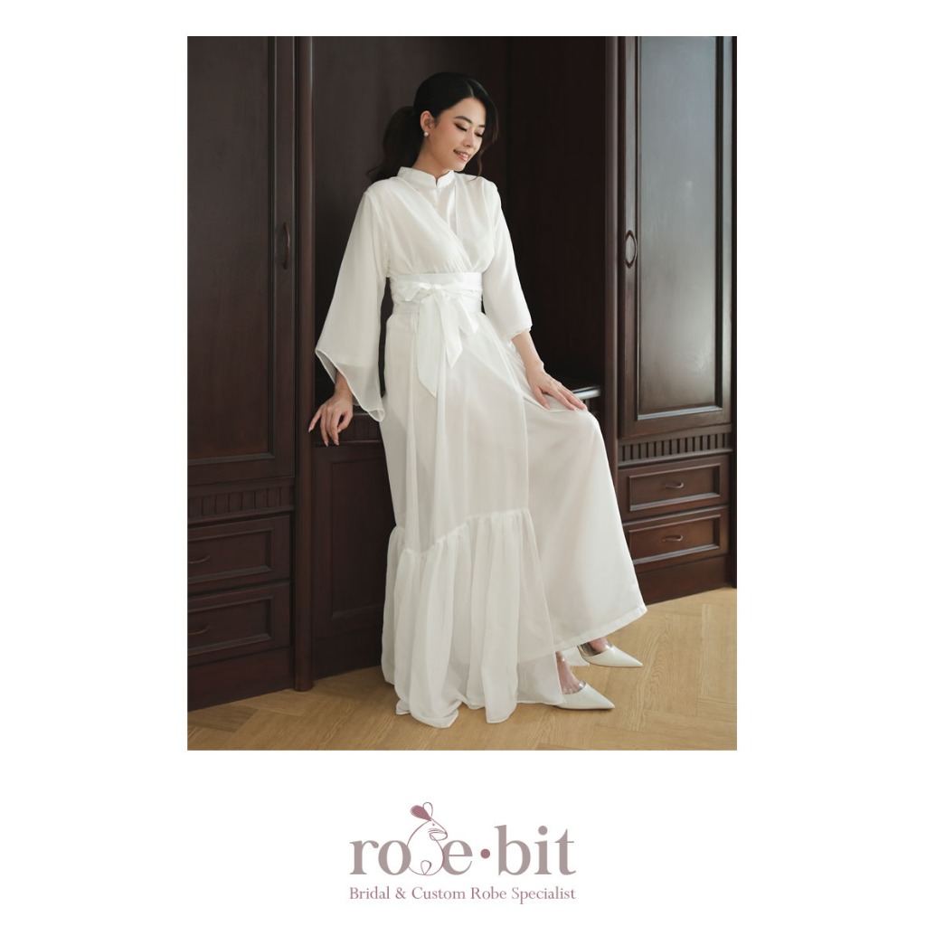 HIJAB KIMONO PENGANTIN BRIDE ROBE - ORIGIN ROBE ROBE.BIT